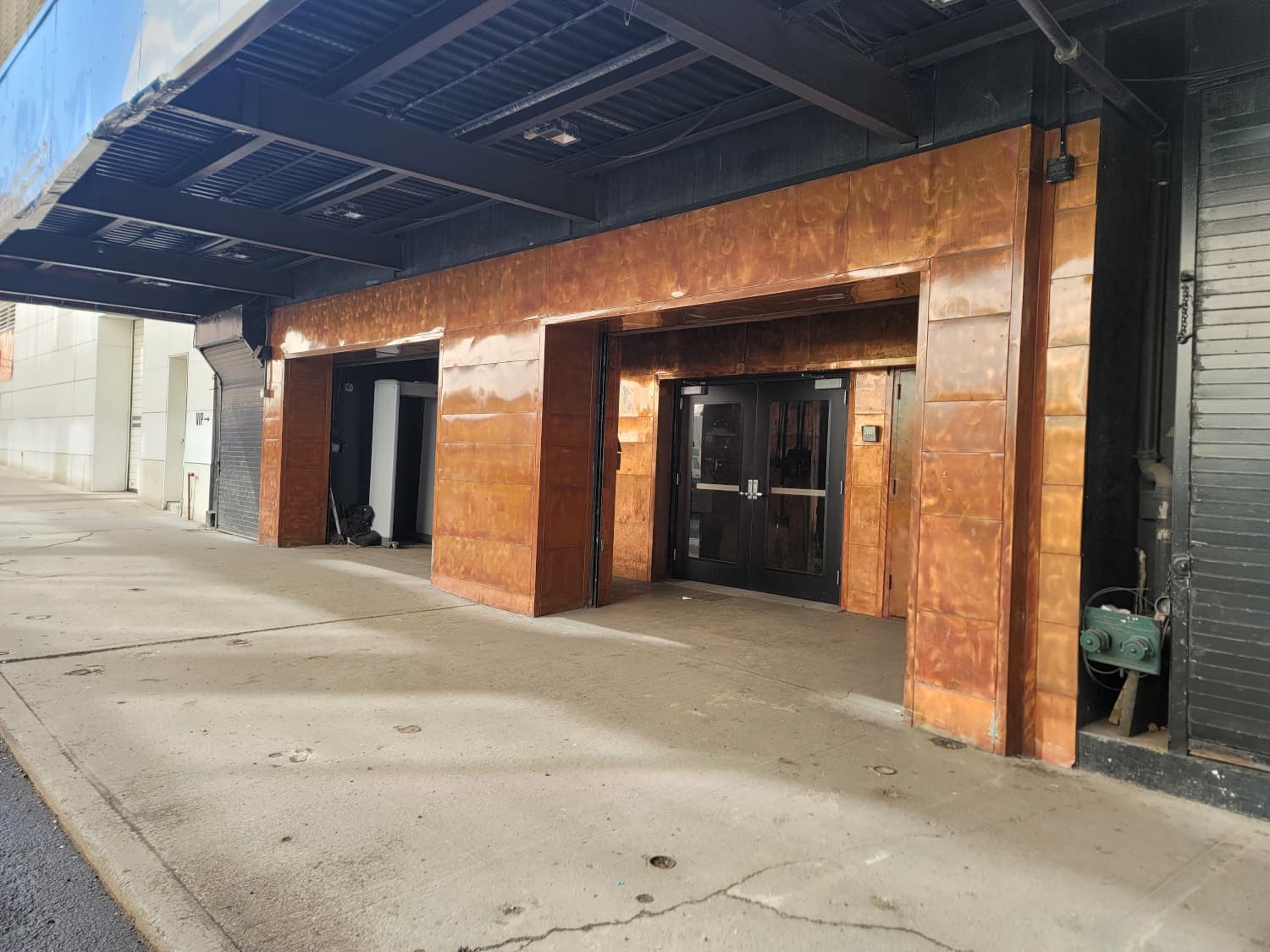 Custom metal doors at Terminal 5