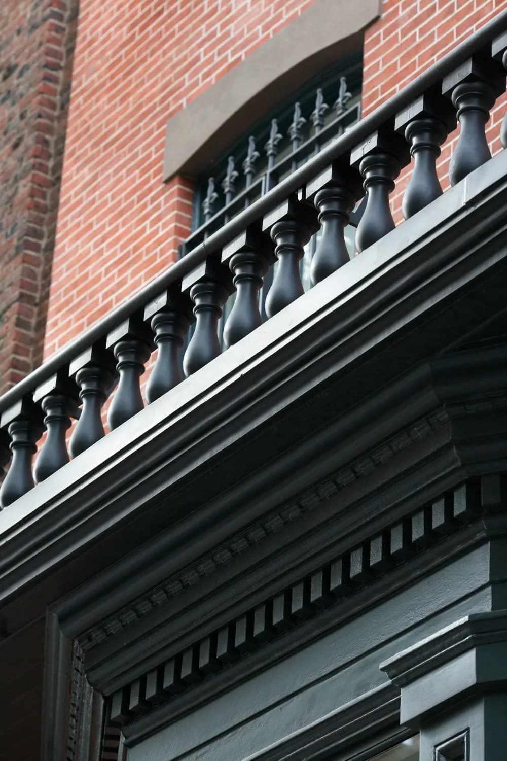 Custom steel fabrication at Grace Court Alley
