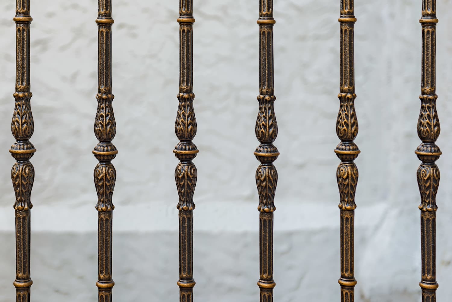 Detailed ornamental church ironwork