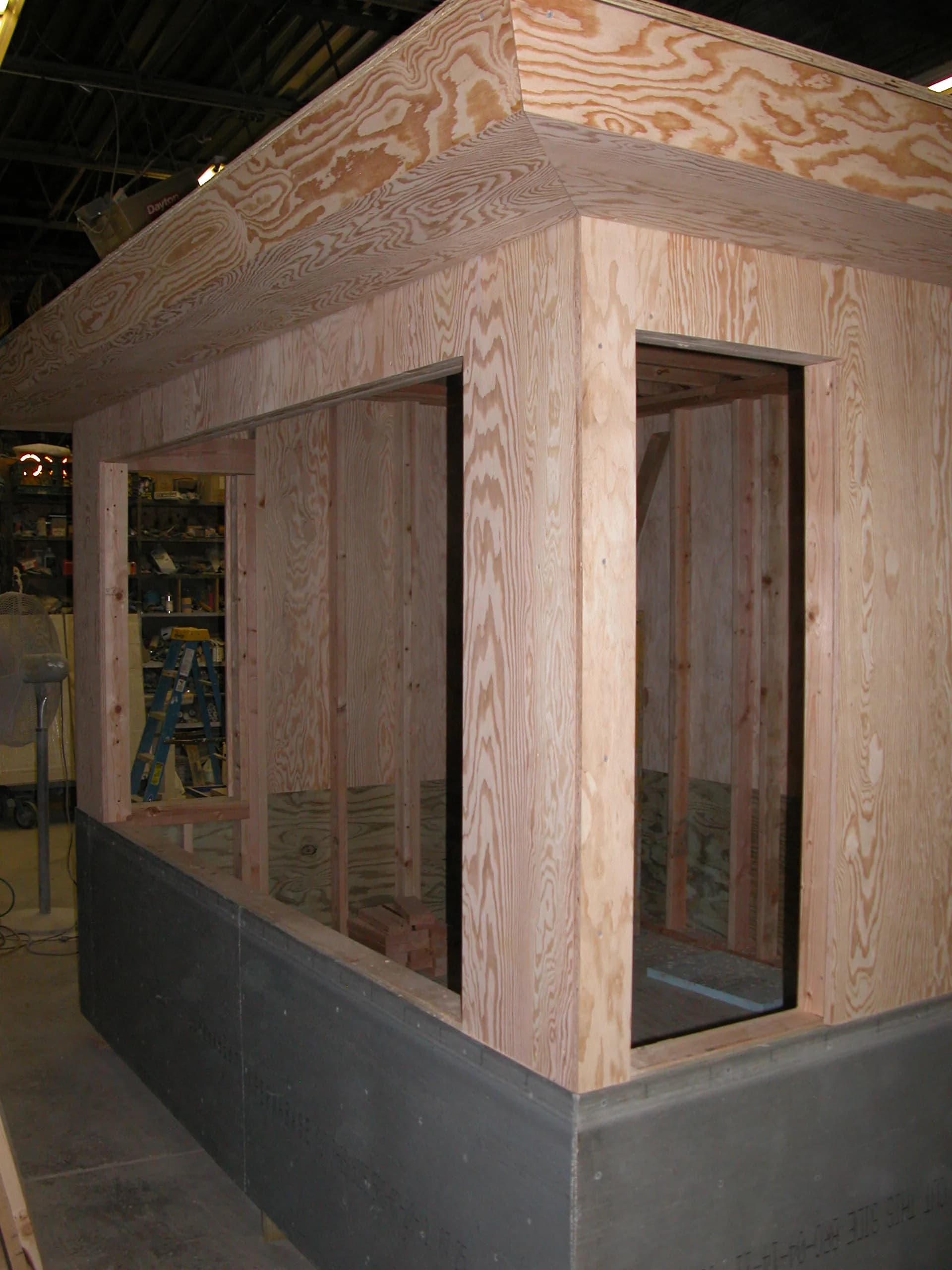 Built-in architectural woodwork fabricated for a New York interior