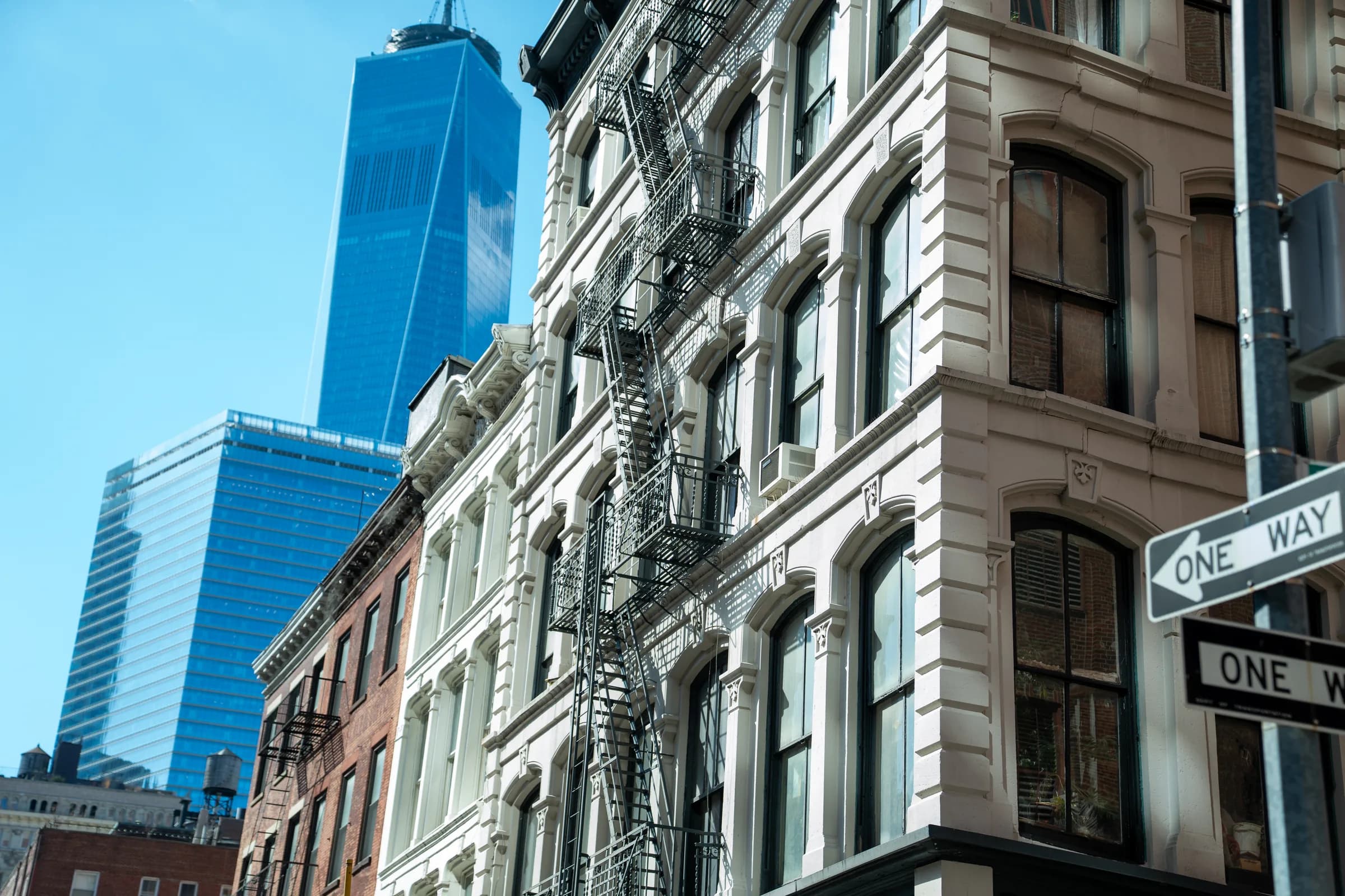 Historic commercial buildings at 140 Broadway in Lower Manhattan