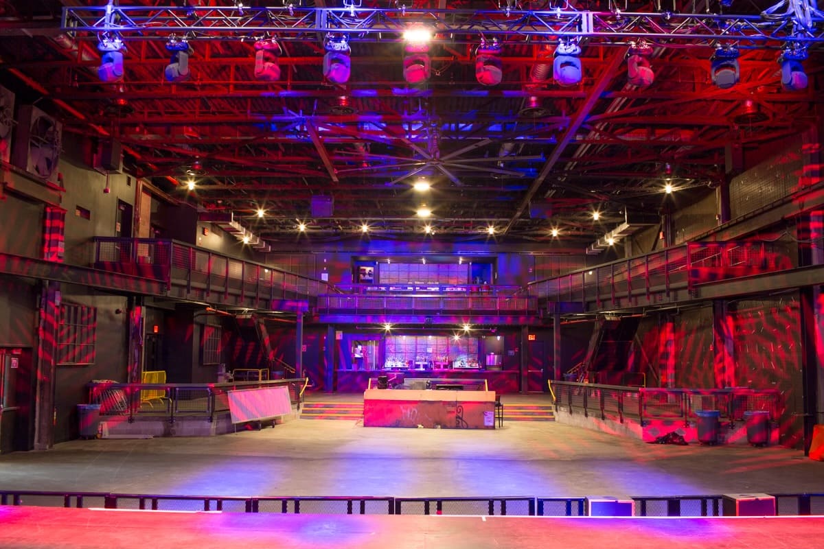 Completed performance hall at Brooklyn Steel