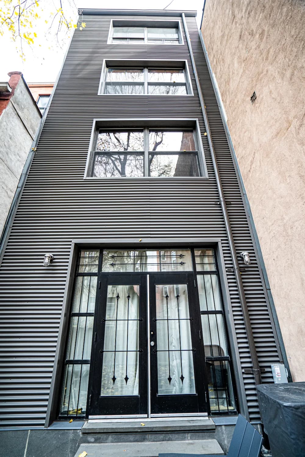 Rear elevation restoration at West 127th Street