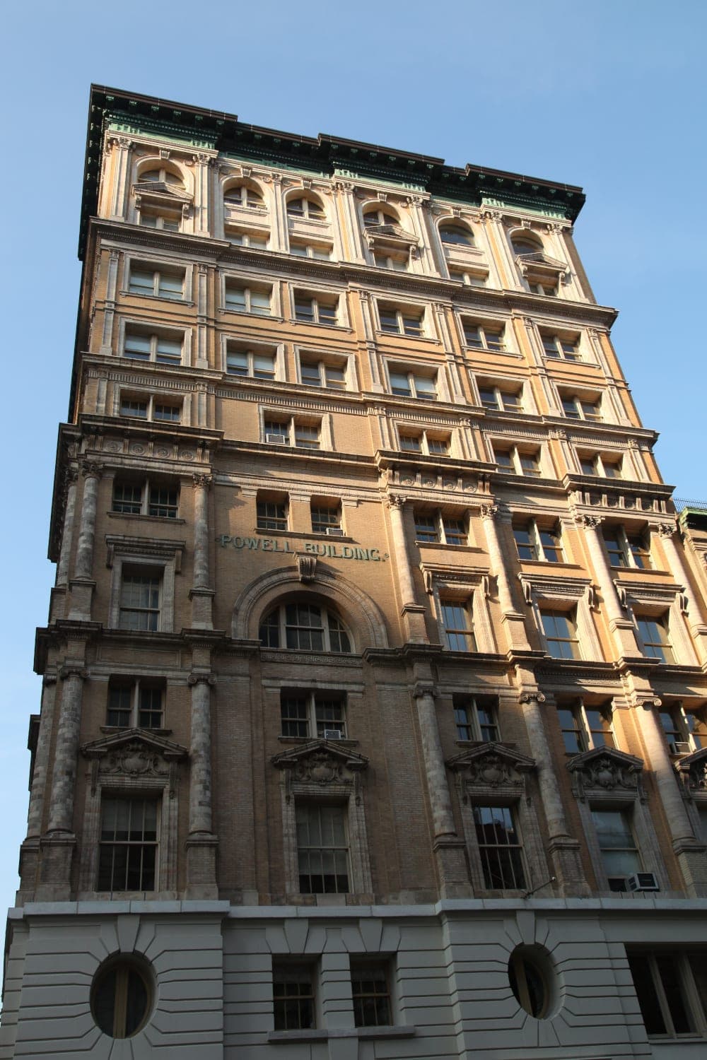 Exterior construction at Fordham University